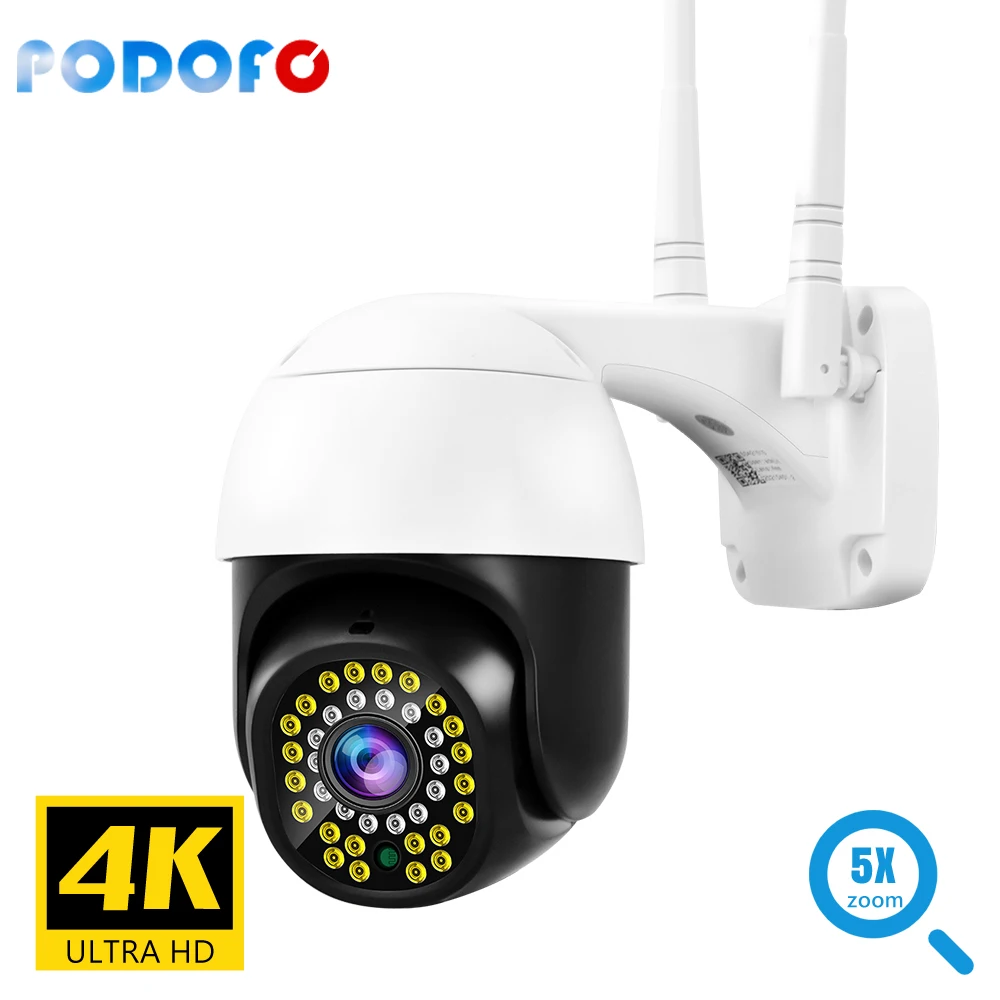 

2MP 1080P Outdoor Security Wifi Camera Night Vision Full Color Surveillance Cameras Auto Tracking CCTV IP Camera Survalance