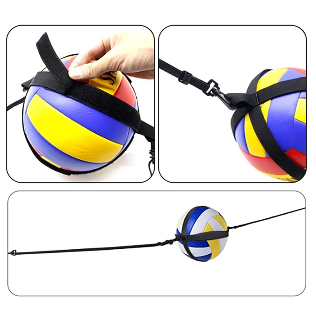 Aid Practice Serving Great Volleyball Spike Training Belt Spike Trainer Flexible Wear-Resistant Volleyball Training Equipment 5