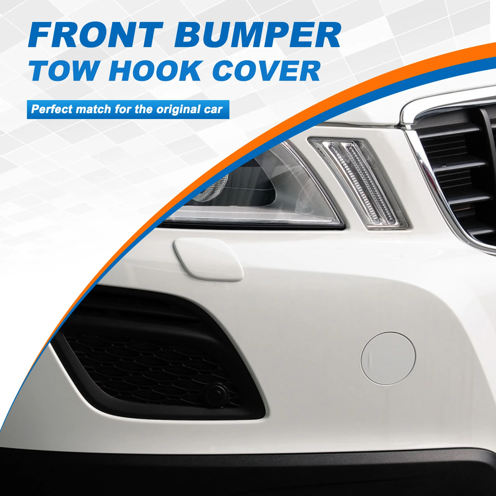 Front Bumper Tow Hook Cover Cap Towing Eye For VOLVO XC60 2009 2010 2011 2012 2013 39854961 30763409