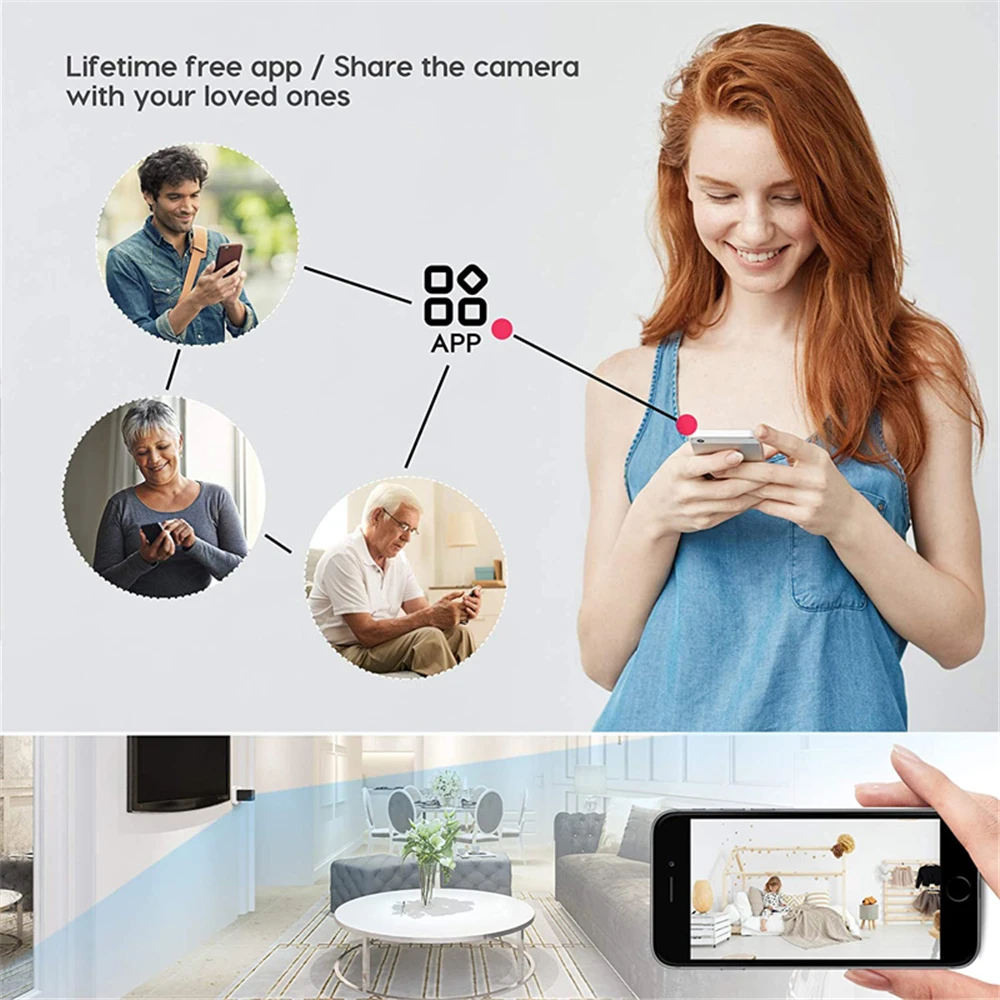 USB Charger Adaptor Mini Camera Wireless IP Camera HD 1080P Surveillance Wifi Real-time Live Streaming App Remote Monitoring wireless hidden camera with audio