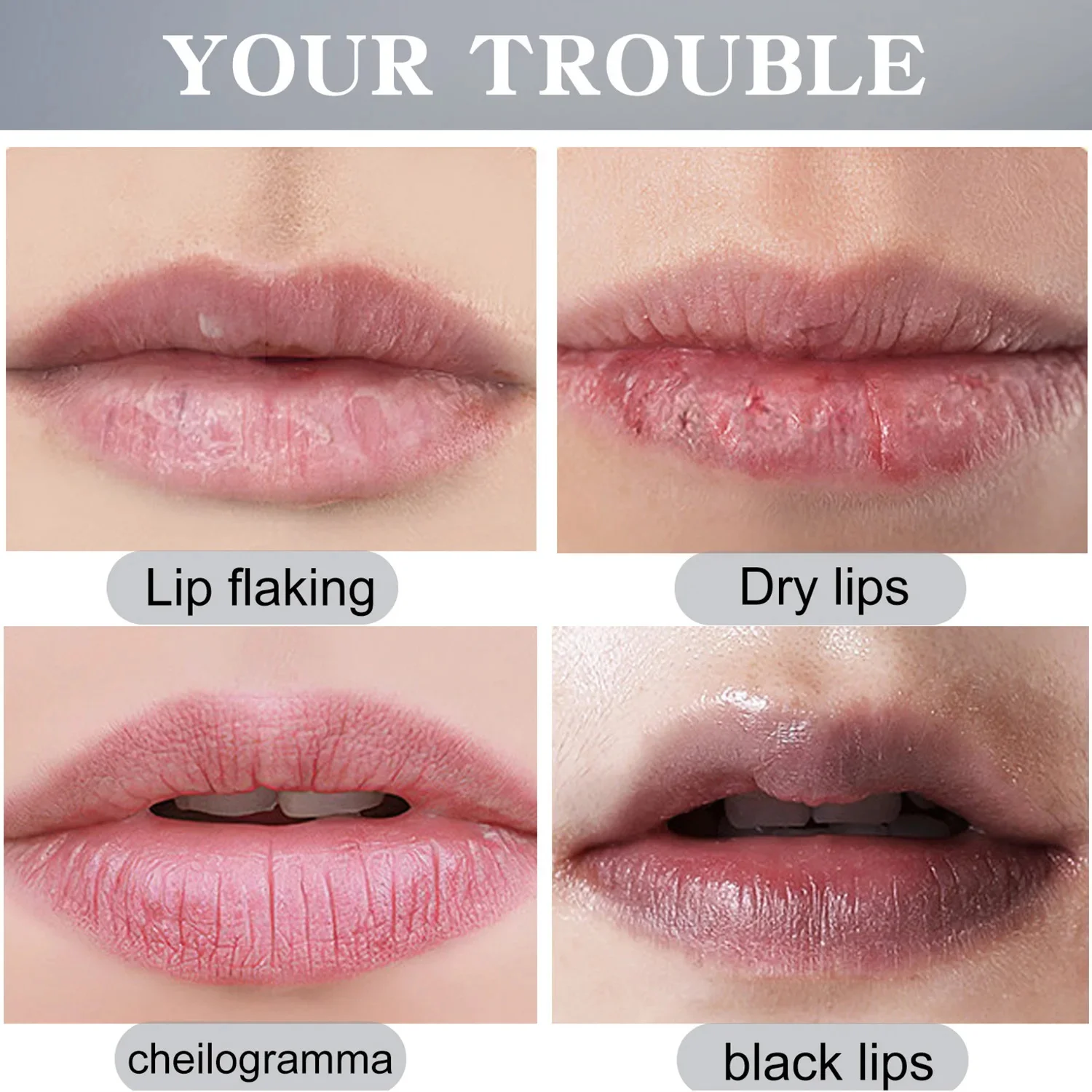 Turmeric Remove Dark Lip Balm Lighten Melanin Exfoliating Lip Oil Fade Lip Line Dead Skin Moisturizing Brighten Repair Lip Care 4
