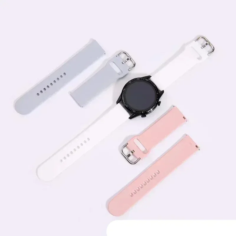 Soft Silicone Bracelet Comfortable Band for Smartwatch 20/22mm