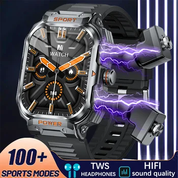 스마트 워치 TWS 헤드셋, 무선 블루투스 듀얼 이어버드, 통화 건강 모니터, 스포츠 음악 이어폰, 스마트워치, 2024 신제품