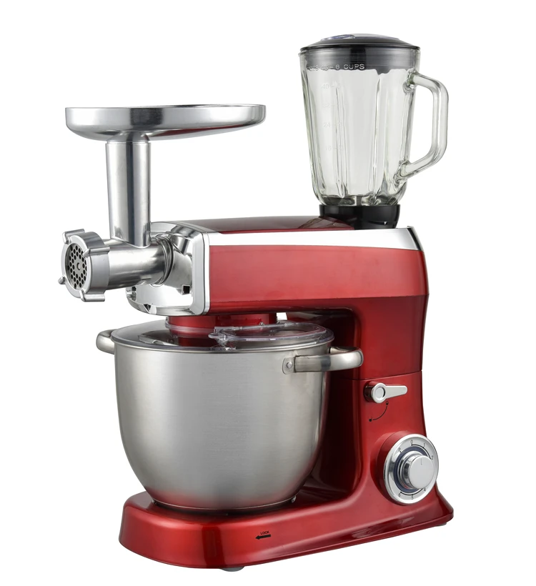 

800W multi-functional cake dough food processor mixers 3 in 1 meat mince maker blender 7l stand mixer