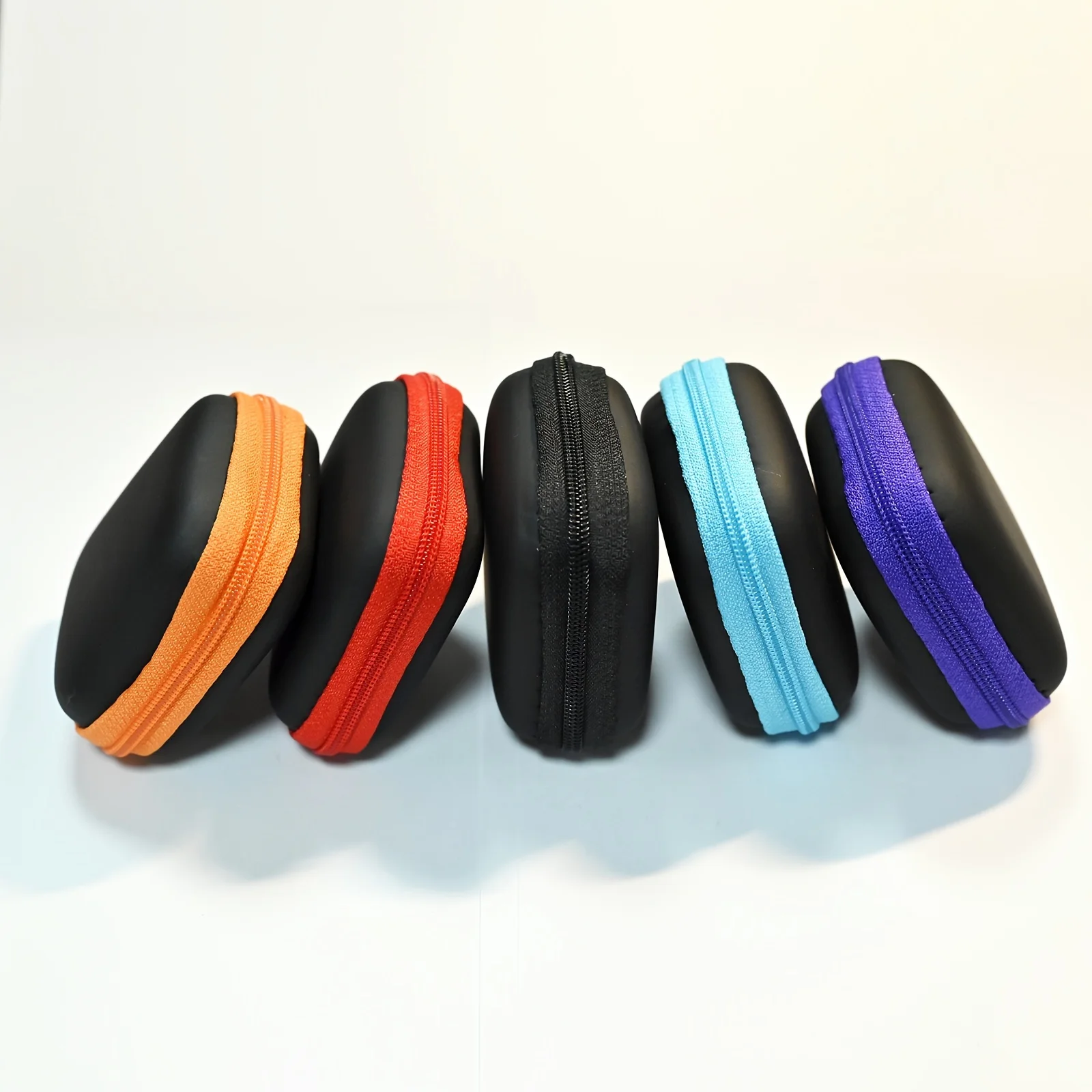 Mini Zipper Around Storage Bag, Data Cable Bag, Lightweight Travel Earphone Organizer