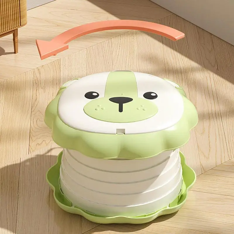 Foldable Travel Potties For Toddler Training Toilet Children-Friendly Potty Chair With Anti-slip Bottom Portable Accessories 3