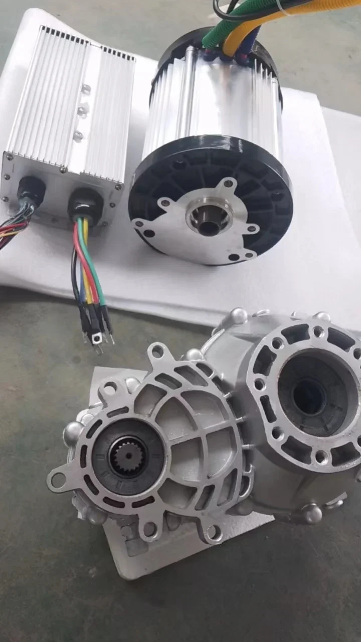 48V 1200W Brushless Motor Electric Tricycle Rear Axle and Controllers