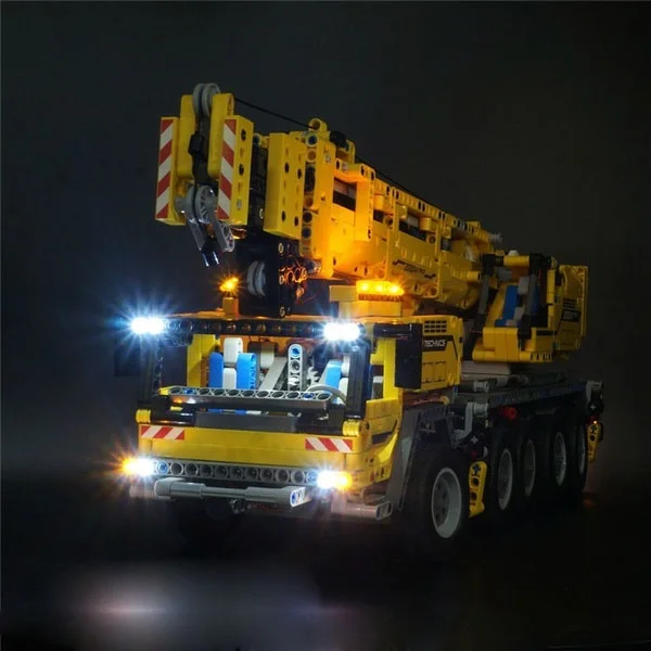 Набор USB со светодиодный Ной подсветкой для конструктора LEGO Technic Mobile Crane MK II модель