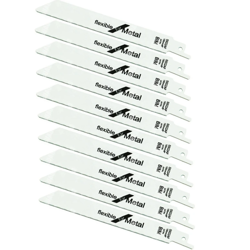 

S922AF 6 дюймов/150 мм 24TPI биметаллическая легкая и тонкая резка металла сабельная пила лезвие BIM сабельная пила лезвия для дерева металла