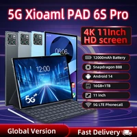 Global Version Original Xioami Pad 6S Pro Tablets PC 11inch HD 4K Android 14 16GB+1T 12000mAh 5G Dual SIM Bluetooth WiFi GPS Tab 1