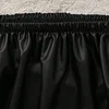 Pu Leather Bar Chair Cover Elastic All-inclusive Office Chair Slipcovers Waterproof Short Back Chairs Protector Case Home Decor 3