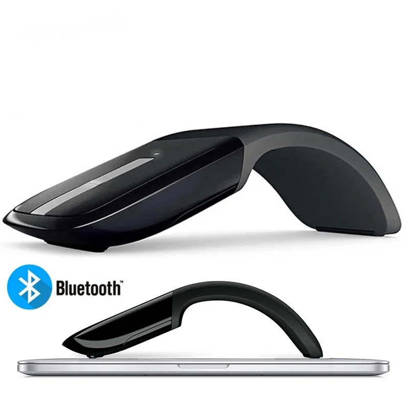 Bluetooth Wireless 2.4G Arc Touch Mouse 1200Dpi Pieghevole Ottico Mause Notebook Mause Mouse Per Computer Ultrasottile Per Microsoft Pc