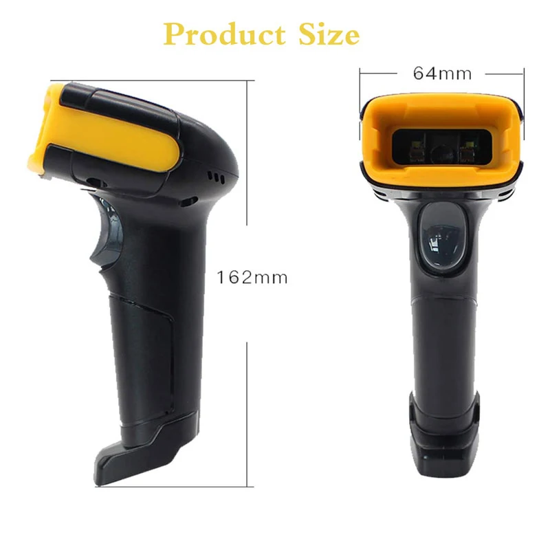 USB High-Speed portable 2D Barcode Scanner 1D QR PDF417 Wired Handheld Data Matrix Barcode Reader For Store Supermarket Payment scanners