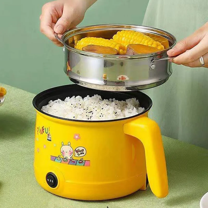 

600W многофункциональный электрический котел для еды многофункциональный 1L домашний электрический котел для приготовления пищи в домашних общежитиях