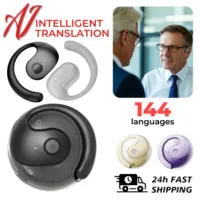 144 Language Translation Wireless Headphones Smart Waterproof Ai Real-time Translator Bluetooth 5.4 Earbuds Business Earphone