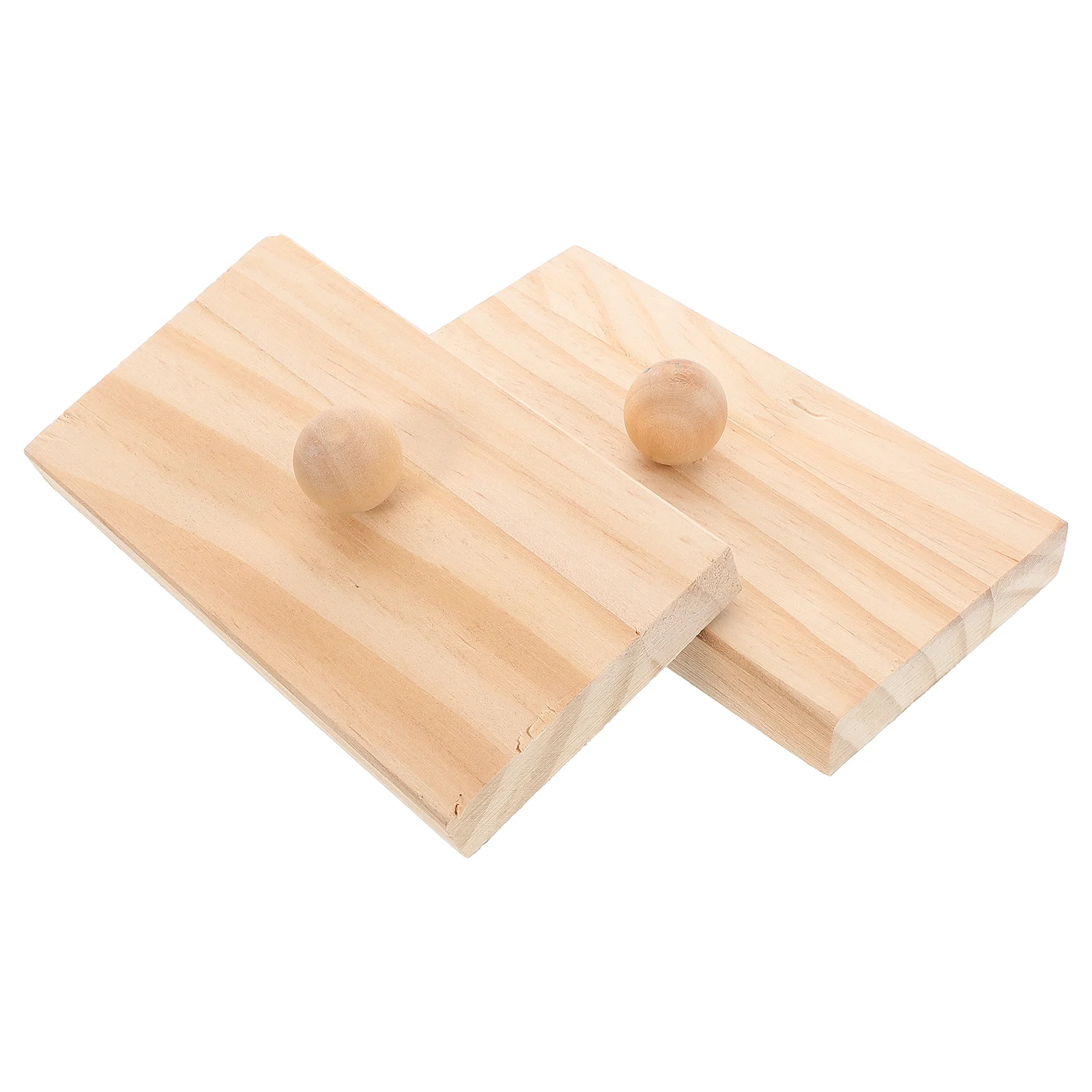 1 Pair Percussion Sand Block Toy for Kids Wooden Instrument for Early Music Education and Rhythm Practice Toddler Musical Instru