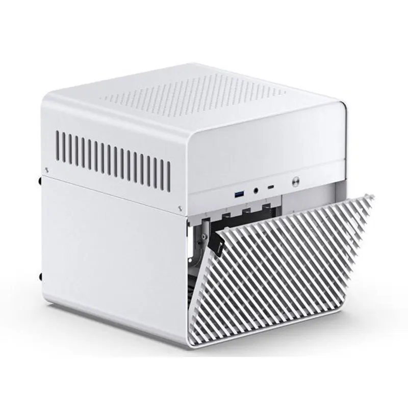 Mini ITX Desktop Case JONSBO N2 ITX Mini NAS Server Small All-In-One Aluminum Portable 5 Hard Disk Location
