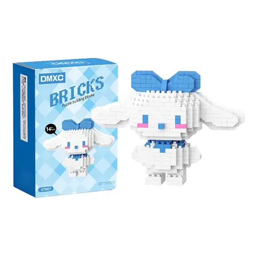 99 style SANRIO Hello Kitty Building Blocks Cartoon Figures Kuromi Bricks My Melody Children's Assembly Toys Cinnamoroll Gift - Image 79