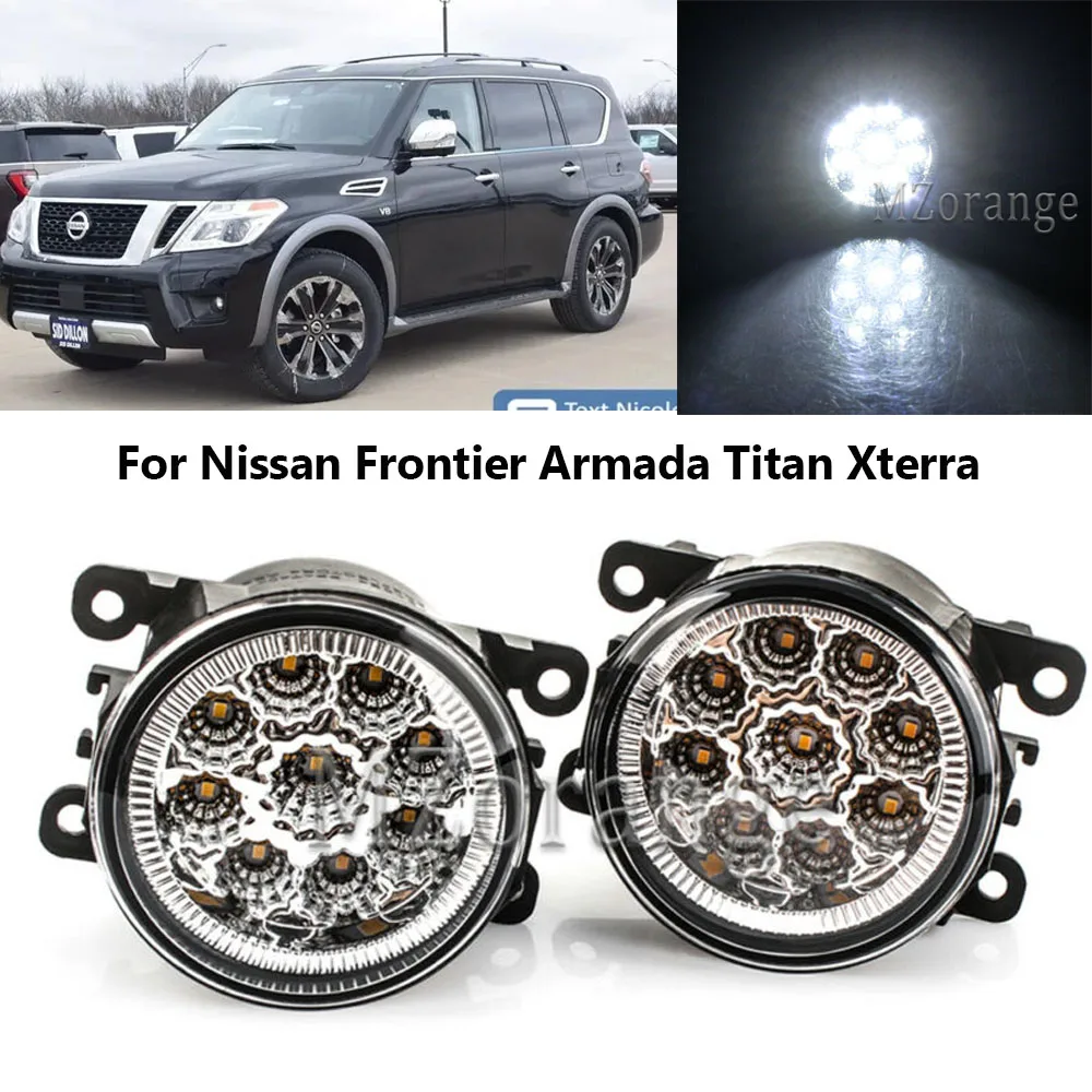 Fog Light Fog Lights For Nissan Frontier Armada Titan Xterra 0519 2x