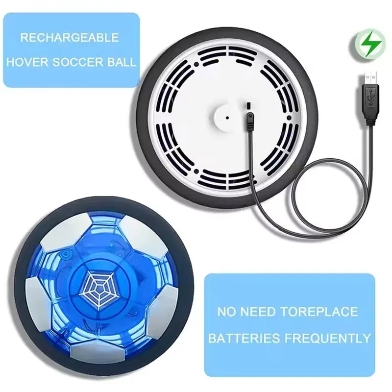 1PCS Electric Hover Ball with LED Light And Foam  Air Power Floating Football for Indoor Outdoor Parent-Child Leisure Game Gift view 6