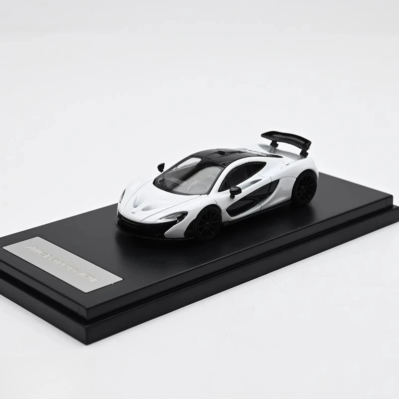 LCD 다이캐스트 1/64 스케일 Mclaren 합금 자동차 모델 Mclaren P1 Supercar 놀이 차량 소년을위한 장난감 오리지널 박스