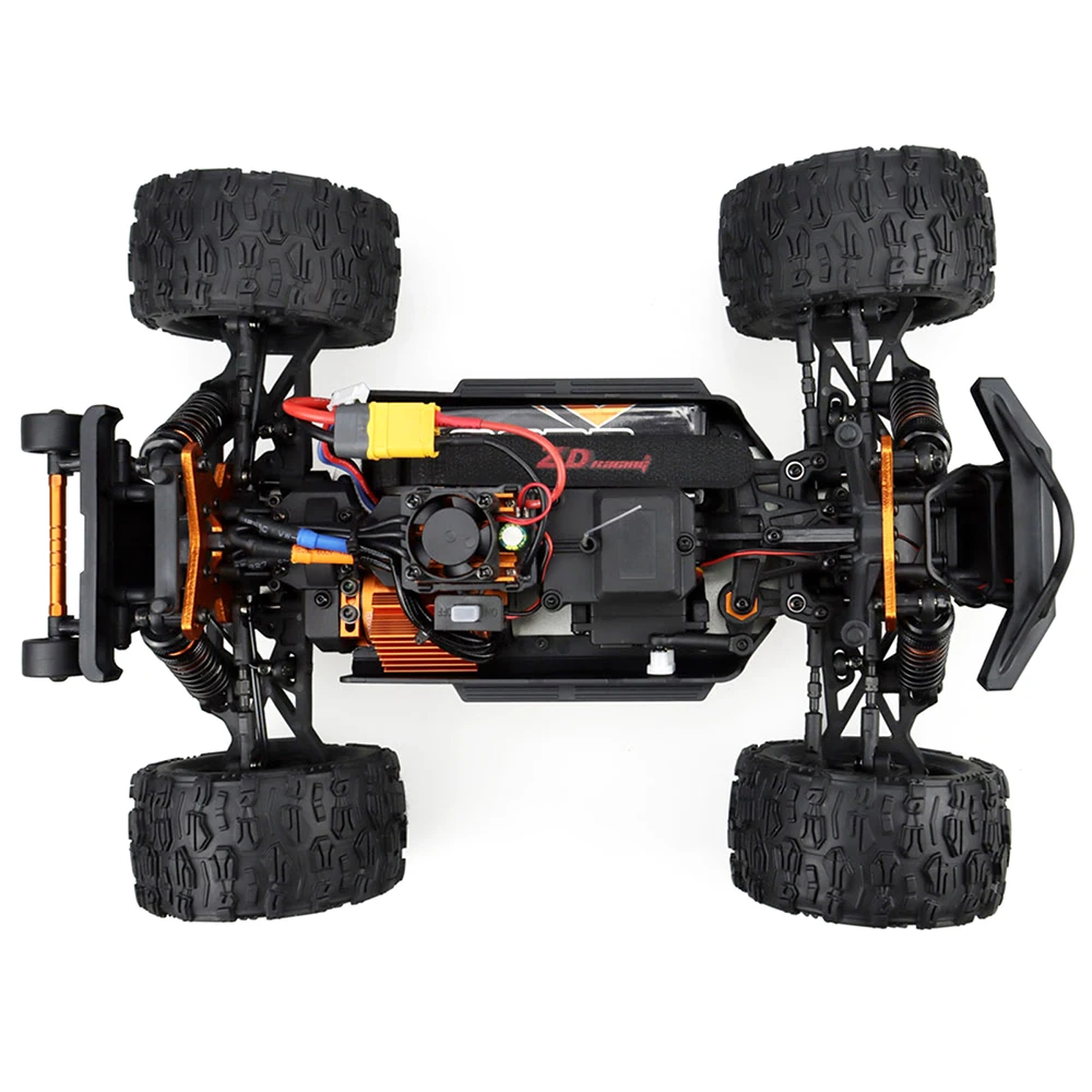 ZD Racing MT-16 RC Car 1:16 4WD 2.4GHZ 4CH Remote Control Off-Road Car 2845 Brushless 3600KV Motor 80Km/h for Kids Adults