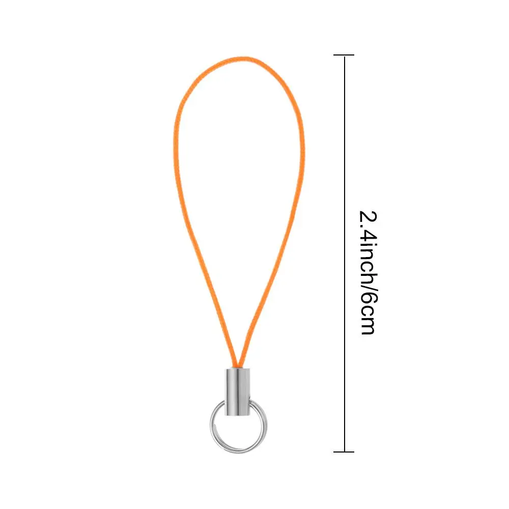 100Pcs Wire Cord Key Ring DIY Toys Pendant Clips Jewelry Lanyard Mobile Phone With Craft Pendant DIY Handmade Materials