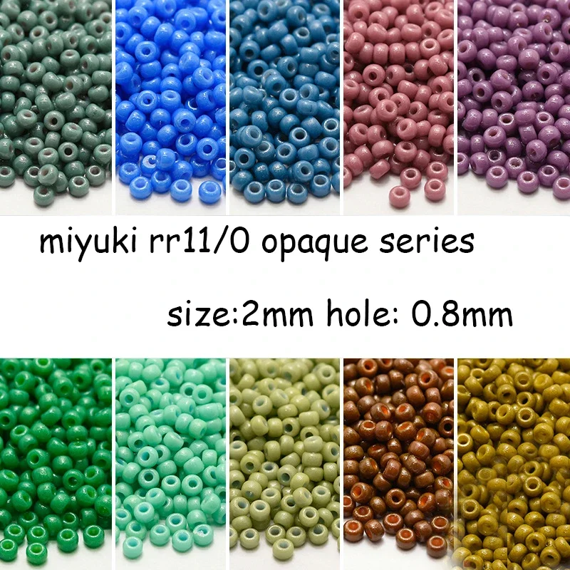 

Миюки, 2 мм, круглые бусины, импортированные из Японии, непрозрачная серия, браслет из бусин, сделай сам для женщин