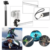 Sport Action Camera Accessories For IPhone Extendable Handheld Selfie Stick Monopod For Gopro Hero 9 8 7 5 4 3 Mount Adapter - Image 3
