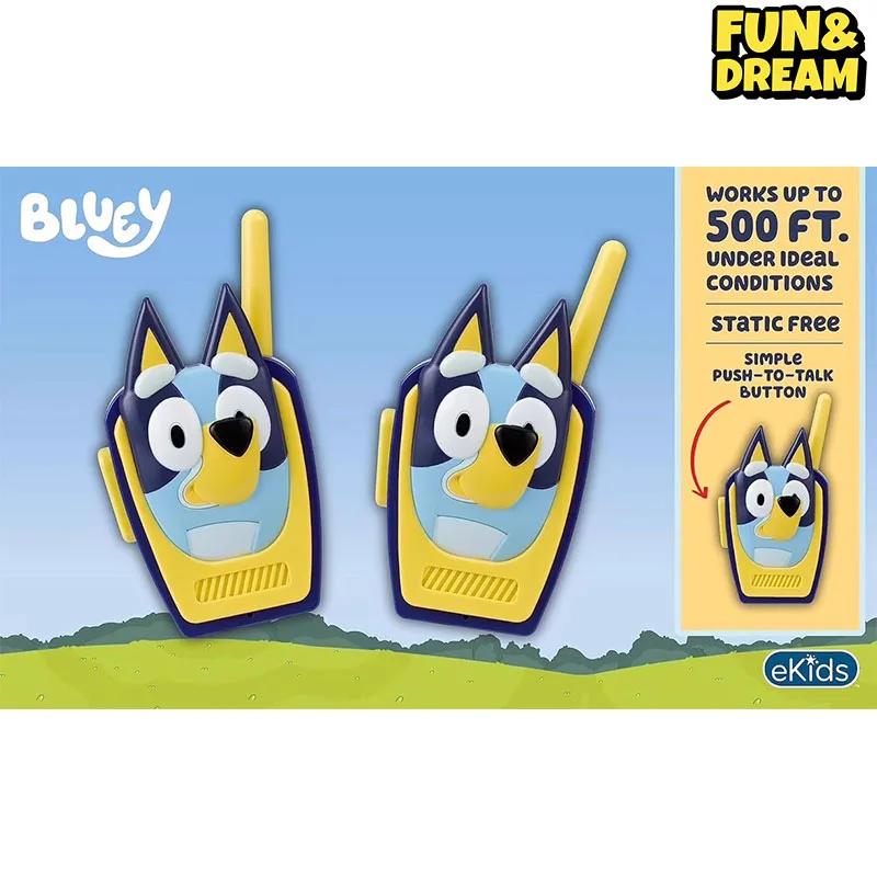Bluey'S Bingo Doll Children'S Toy Walkie-Talkie Toys For The House Birthday Present Little Blue Dog Walkie-Talkie 4