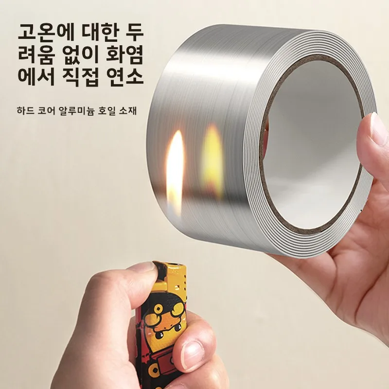 방수 주방 스토브 알루미늄 호일 스티커 자가 접착 가스 스토브 패드 내열 스티커 (캐비닛 스토브용)