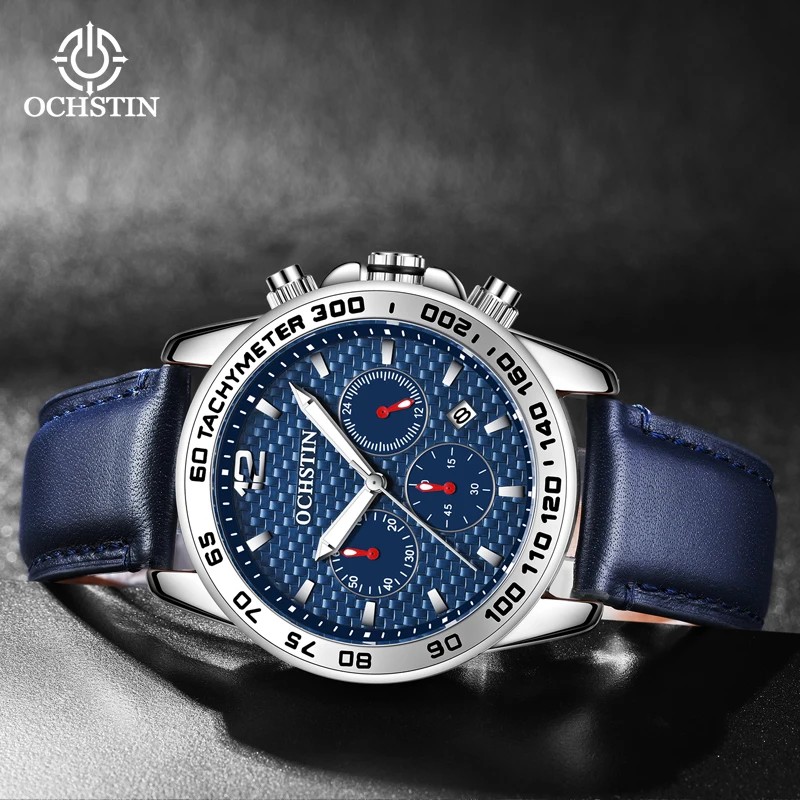 OCHSTIN New 2024 Navigator Series Sports Street Multi functional Quartz Movement Waterproof Watch Men's Quartz Watch