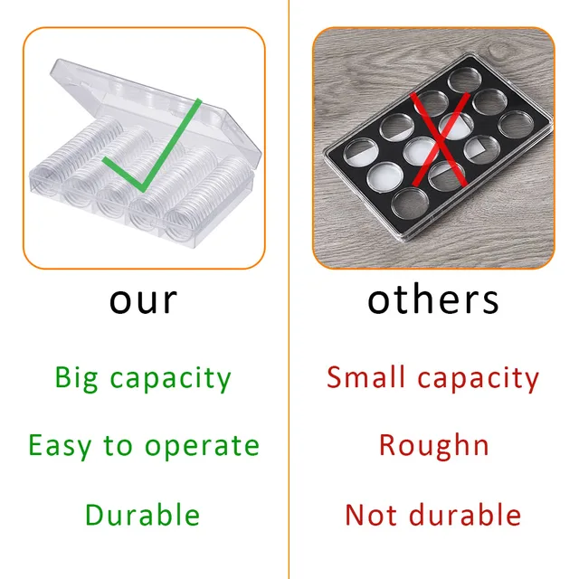 100Db/Készlet Átmérő 30 Mmplasztikus Tiszta Kapszula Gyűjtemény - Image 5
