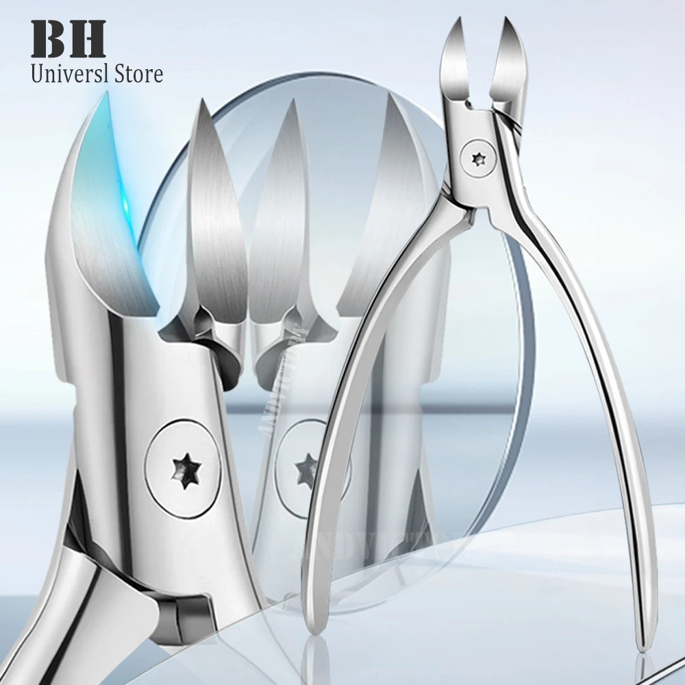 1Pcs Professional Nail Clipper Nippers Toenail Cuticle Cutter Stainless Steel Manicure Tools Nail Care Pedicure Tools