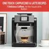 ES317 Fully Automatic Espresso Machine，Milk Frother,Built-in Grinder，Intuitive Touch Display ，7 Coffee Varieties for Home 2