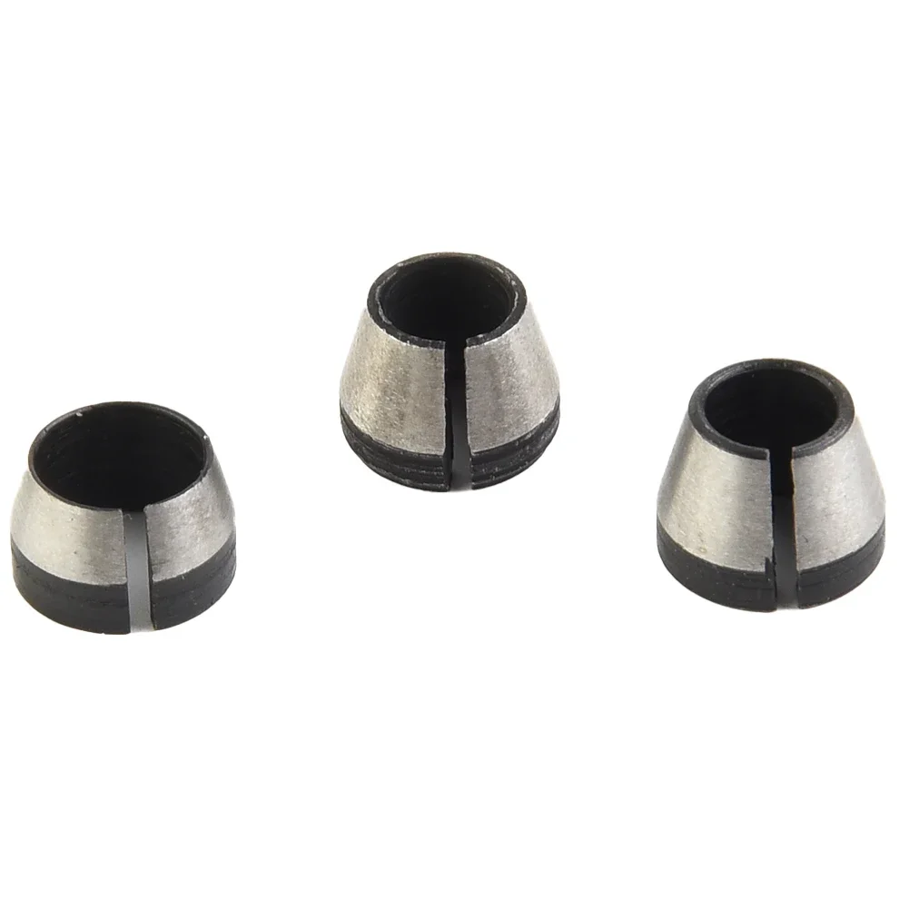 

3/4/8pcs 6mm 6.35mm 8mm Collet Chuck For Engraving Trimming Machine Electric Router Carbon Steel Router Bit Collet Chuck Adapter