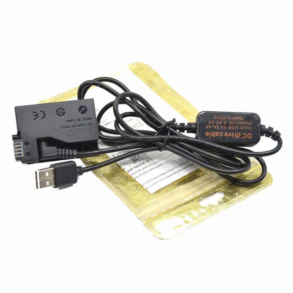 DR-E8 DC Coupler LP-E8 Dummy Battery+ACK-E8 Power Bank USB Cable For Canon EOS 550D 600D 650D 700D X4 X5 X6i X7i T2i T3i T4i T5i