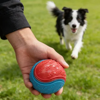 Glow Rubber Dog Toy Ball 1
