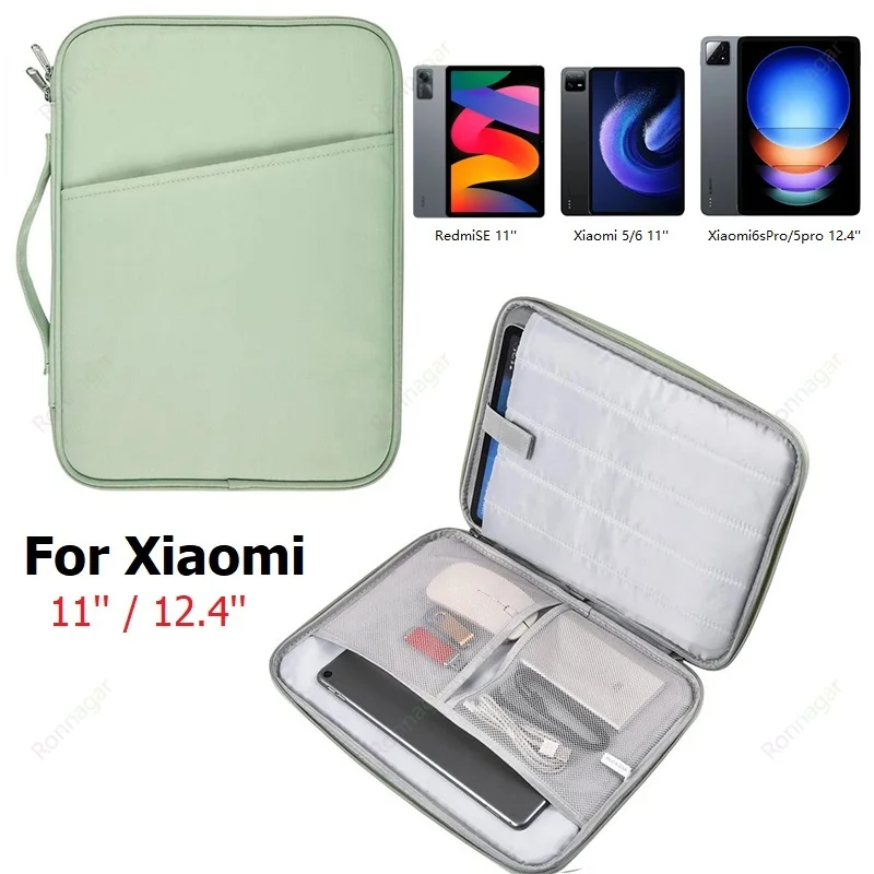 Bolsa de Manga Tablet para Xiaomi Pad Bolsa de Teclado Xiaomi Pad 6s Pro Mipad 5pro 12.4 Redmi Pad se 11