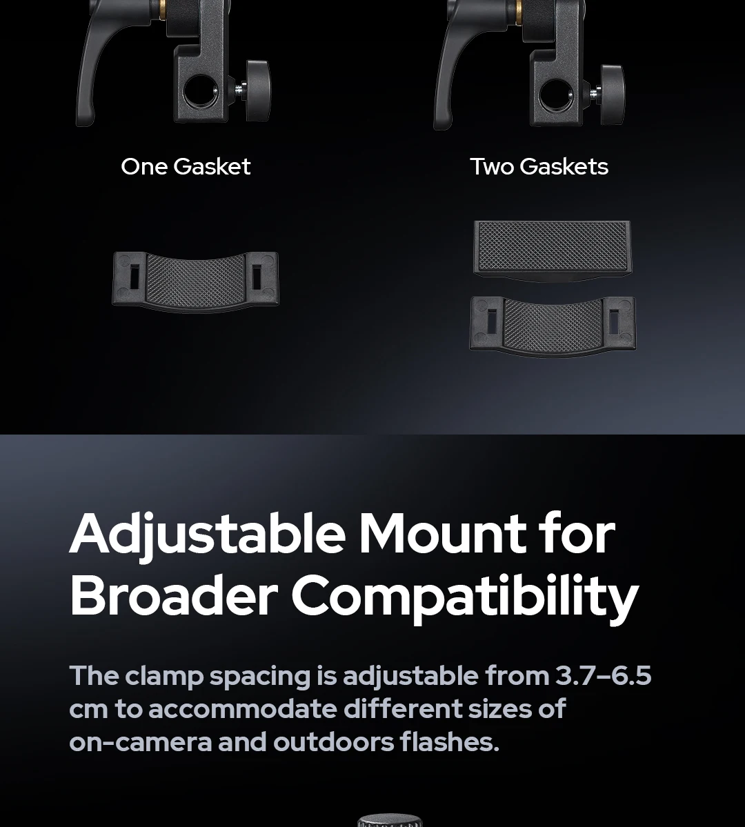 S3 Flash Holder Bracket Bowens Mount Flash Bracket for  Flash V100, V860llI, TT3
