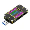 USB Tester Premium Multi Function Easy to Use 4 Function Buttons Plug and Play LCD Display Cable USB Type C Digital Meter Tester 4