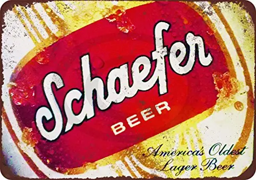 

Custom Kraze Schaefer Beer Lager Reproduction Metal Sign tin