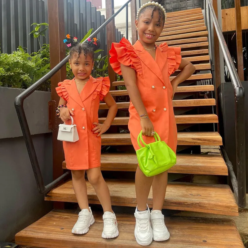 

Kids Girls Sleeveless Dress Summer Clothes Children Princess Dresses Patry Clothing Baby Girls Vestidos For Girls Outfits 1-8Y