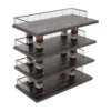 Diorama 4-Story 1/64 Acrylic Garage Model Car Parking Lot Backdrop Car Display Home Decoration and Storage, Educational Toys 3