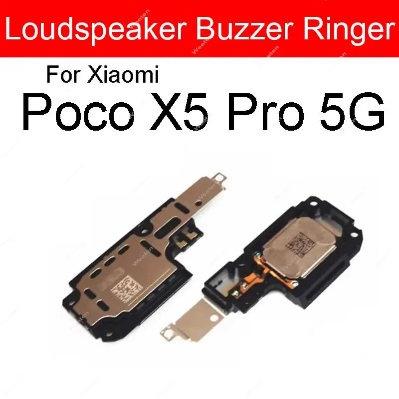 Haut-parleur Externe Pour Xiaomi Poco X5 5G - Modèle Compatible 22111317PG/PI - Noir - Neuf Sous Emballage