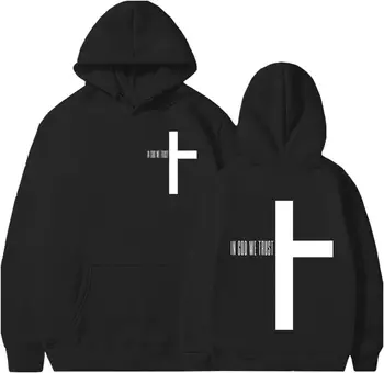 Men's 'In God We Trust' Cross Hoodie
