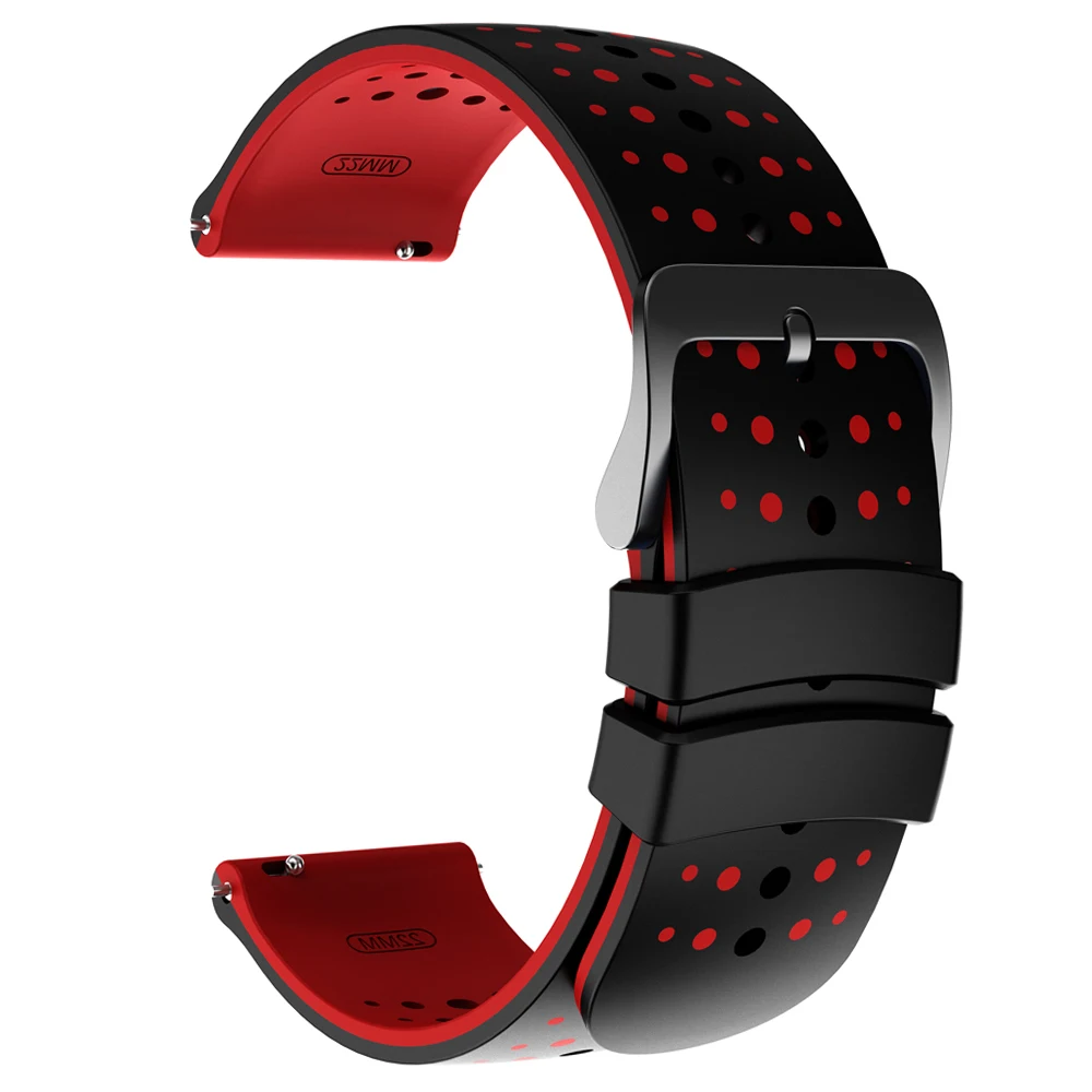 Universal Silicone Watch Strap - 20mm/22mm – Premium Replacement Band for Sports and Smart Watches