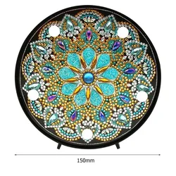 Illuminated Mandala Diamond Painting Night Lamp (Type C)