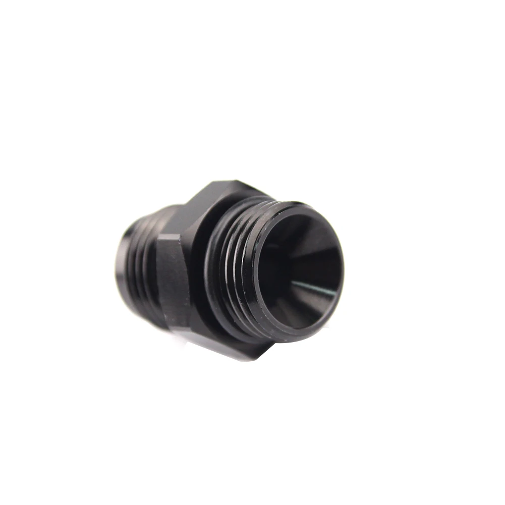 For Torch 8AN to 8AN Oring ORB Male Fuel Pump Rail Adapter Parts Torch Hose Black AN8-AN8 Oil Cooling Connector