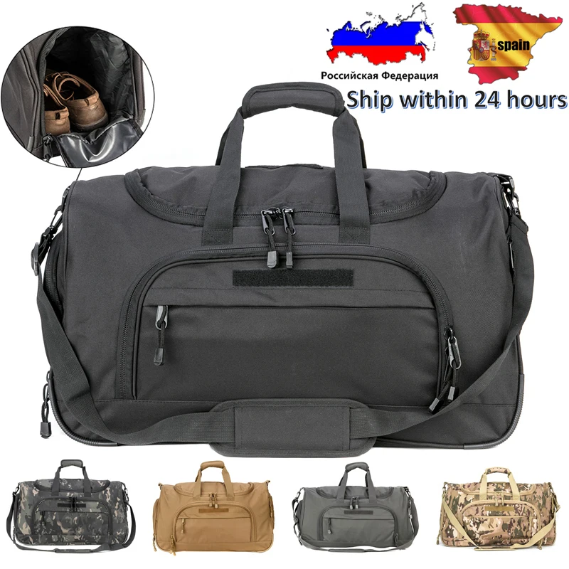 Waterproof Gym Bag Men Sports Travel Bags Military Tactical Duffle